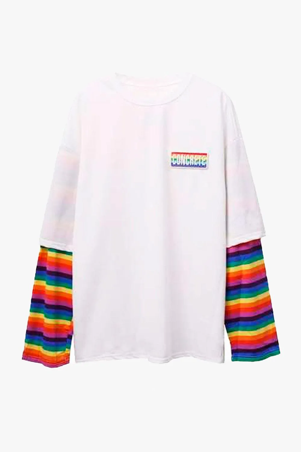 Concrete Rainbow Oversized Long Sleeve