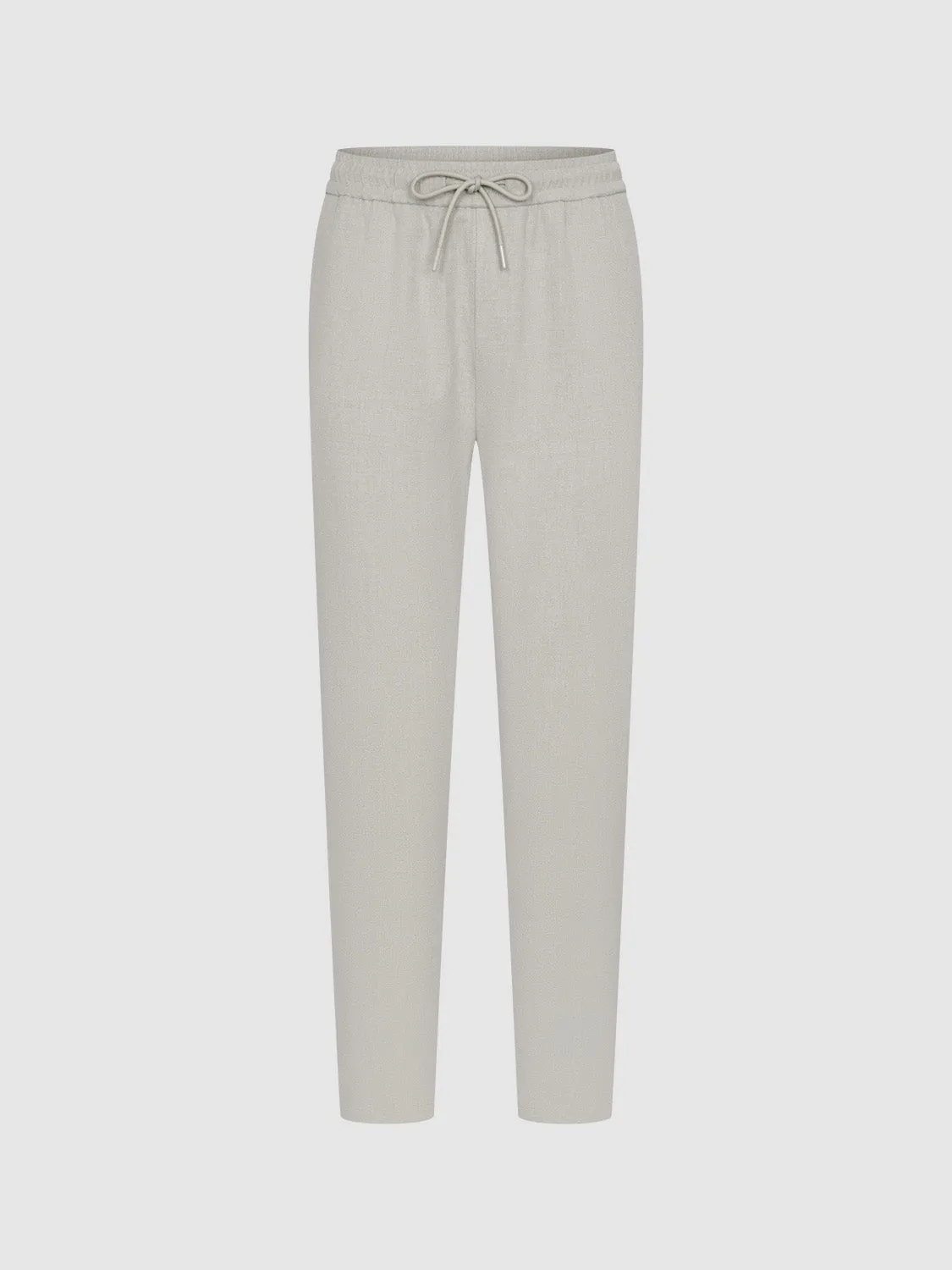 Drawstring Straight Pants