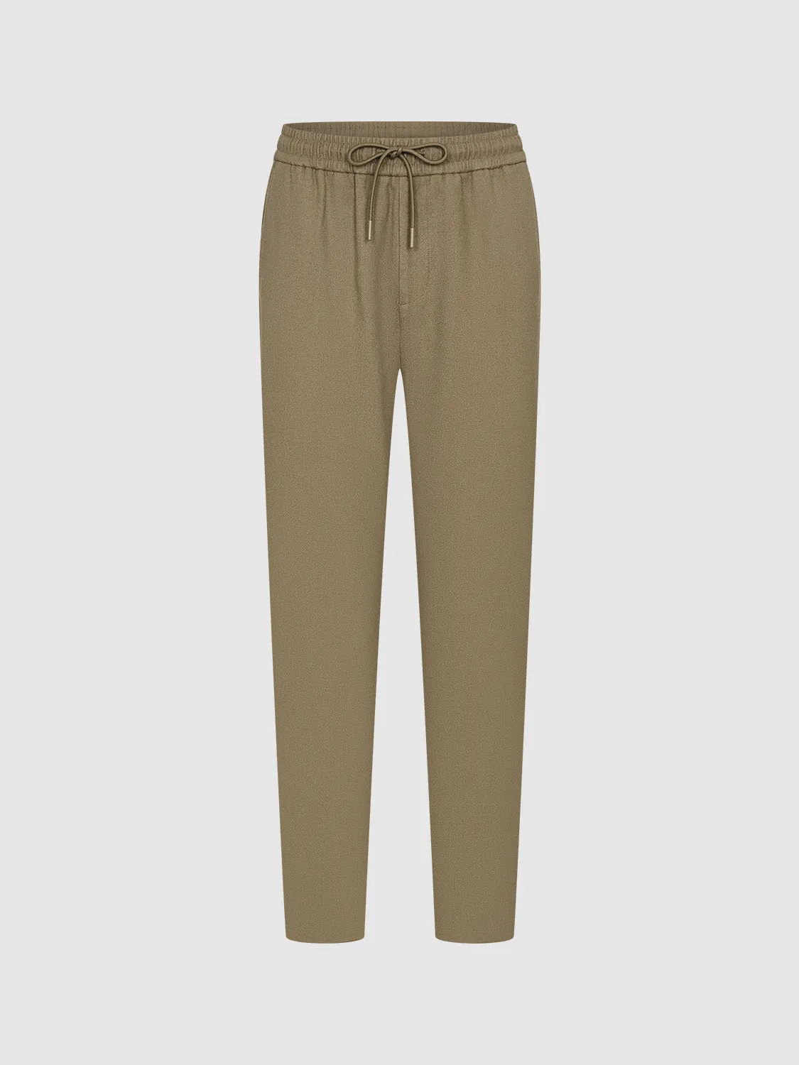 Drawstring Straight Pants