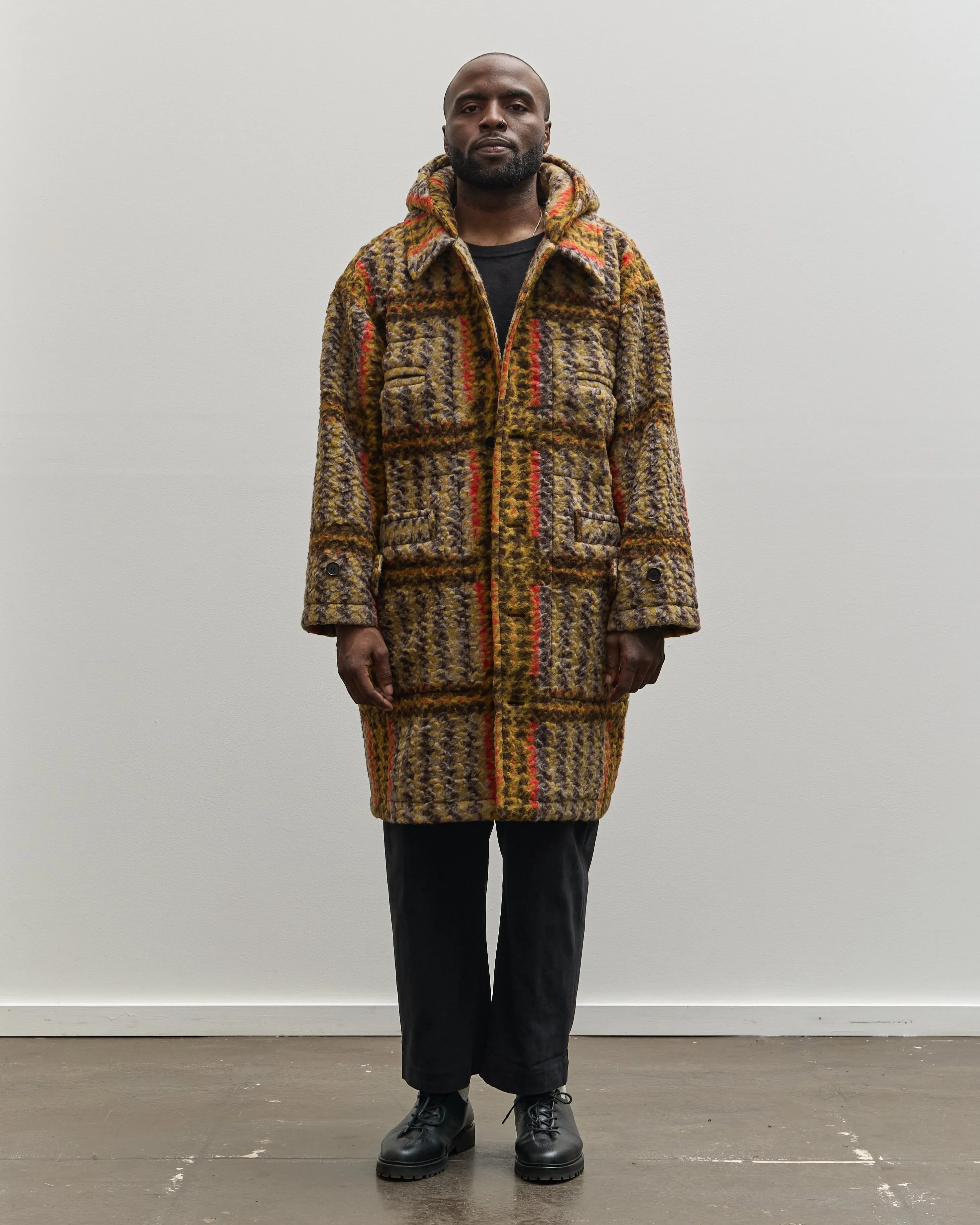 Henrik Vibskov Unisex Blackout Coat, Multicolored Checks