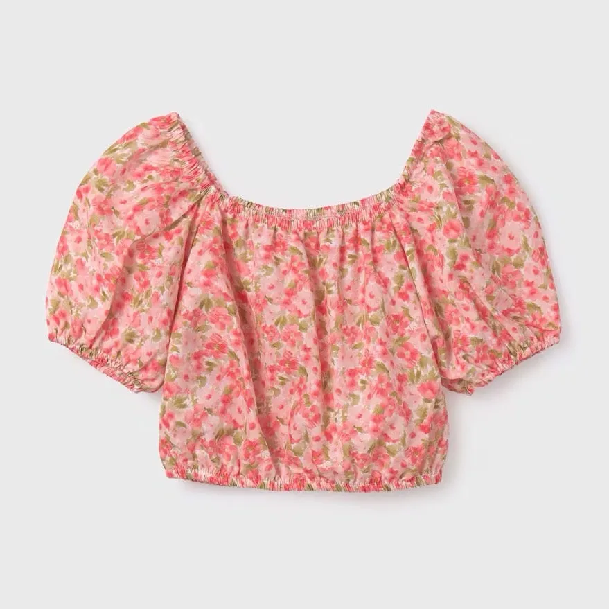 Mayoral Older Girls Tunic Top 6103 Pink