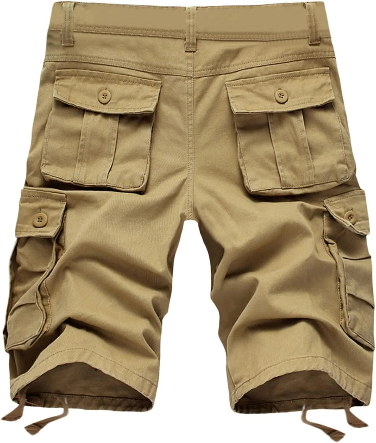 Mens Cargo Shorts Relaxed Fit Stretch Waist Multi Pocket Athletic Jogger Shorts Lightweight Tooling Shorts No Belt