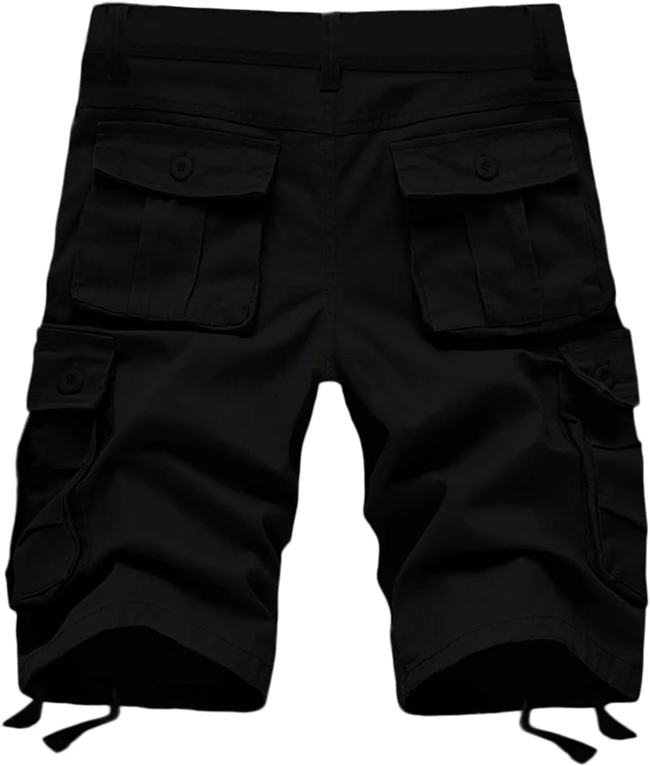 Mens Cargo Shorts Relaxed Fit Stretch Waist Multi Pocket Athletic Jogger Shorts Lightweight Tooling Shorts No Belt