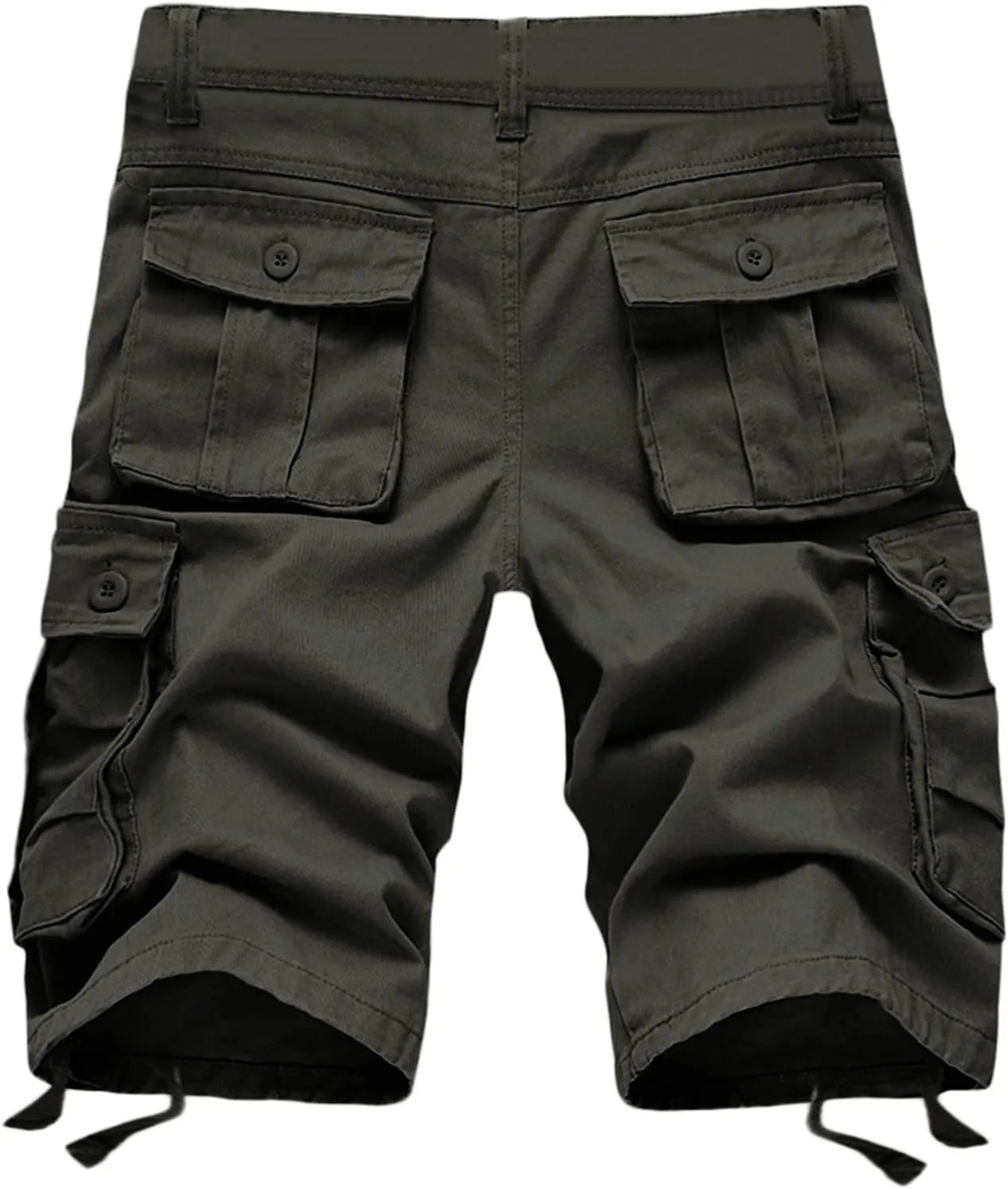 Mens Cargo Shorts Relaxed Fit Stretch Waist Multi Pocket Athletic Jogger Shorts Lightweight Tooling Shorts No Belt