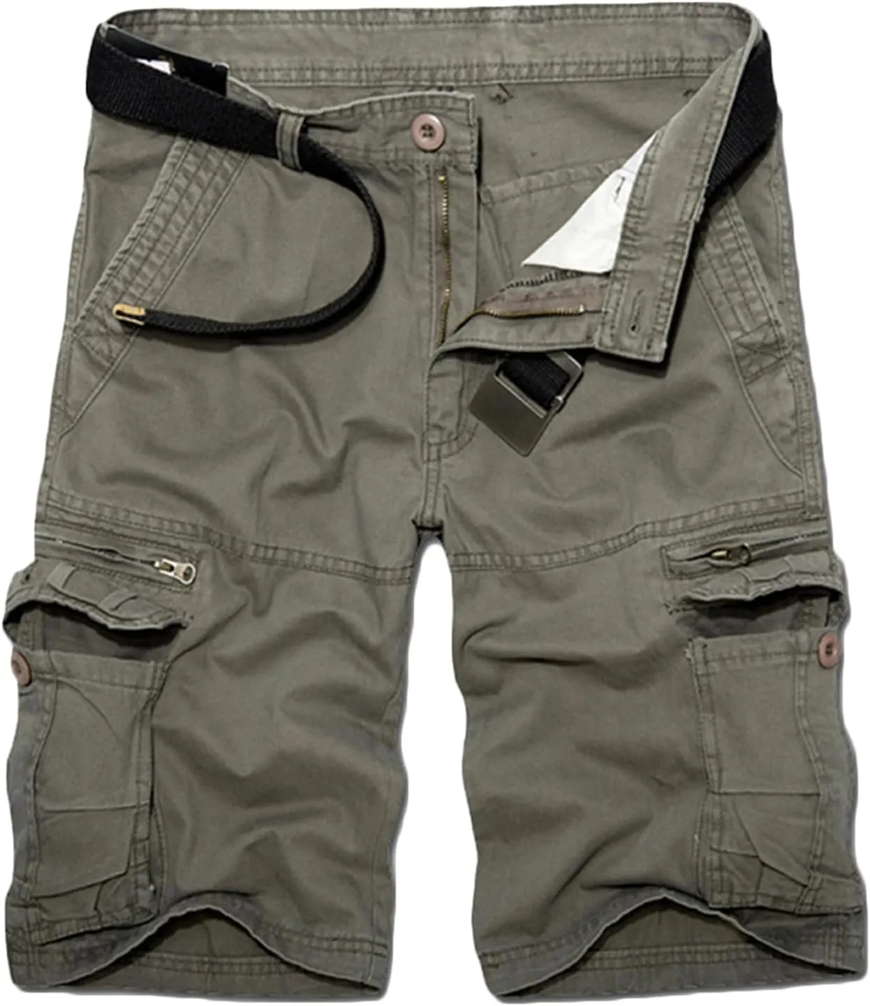 Mens Shorts Relaxed Fit Cargo Shorts Stylish Multic-Pocket Cargo Shorts Durability Men Summer Casual Shorts Overalls Loose
