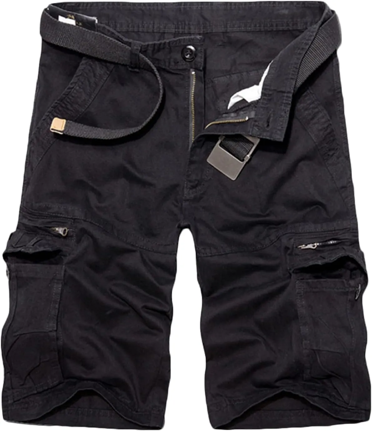 Mens Shorts Relaxed Fit Cargo Shorts Stylish Multic-Pocket Cargo Shorts Durability Men Summer Casual Shorts Overalls Loose