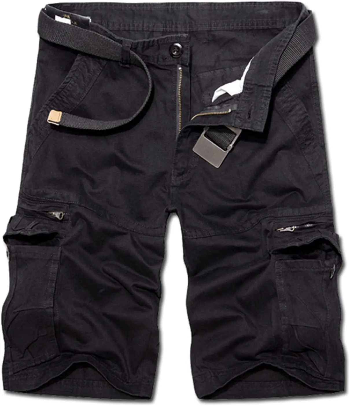 Mens Shorts Relaxed Fit Cargo Shorts Stylish Multic-Pocket Cargo Shorts Durability Men Summer Casual Shorts Overalls Loose