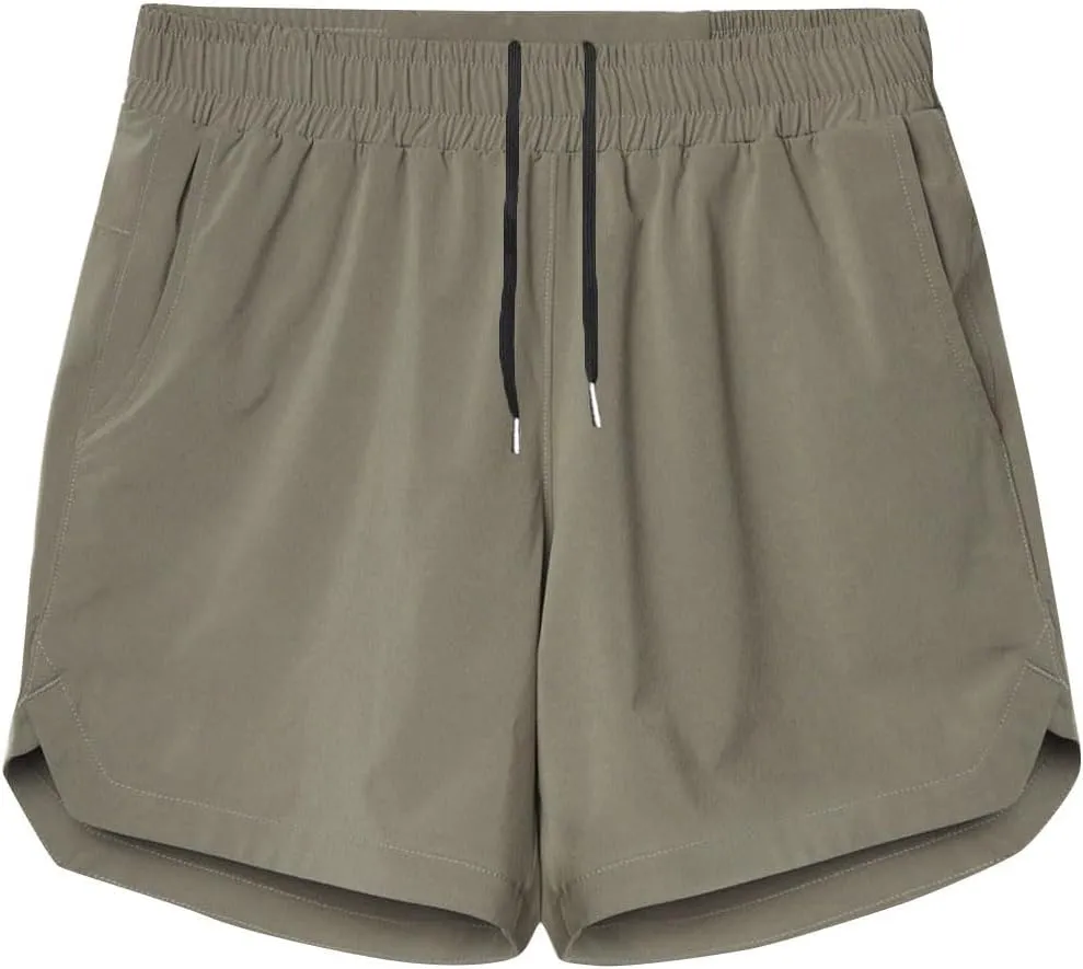 Mens Shorts Running Sport Cargo Shorts Summer Quick Dry Gym Shorts Boys Breathable Relaxed Fit Shorts Elastic Waist