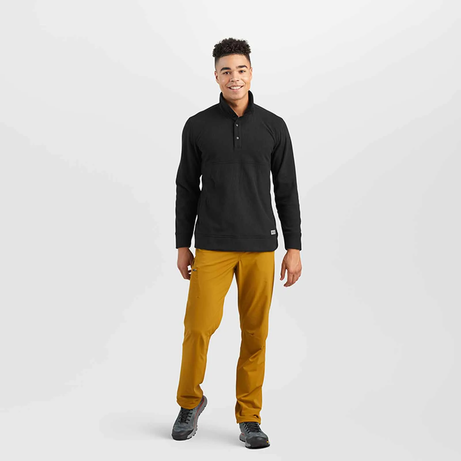 Mens Trail Mix Snap Pullover