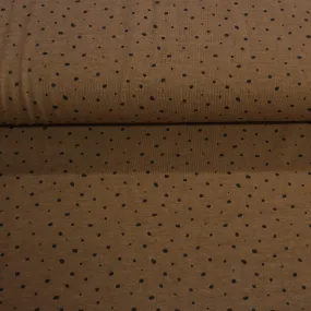 Mocha Spot - Cotton Jersey