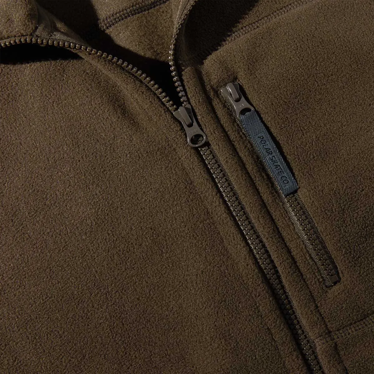 Polar - Basic Fleece Vest Brown