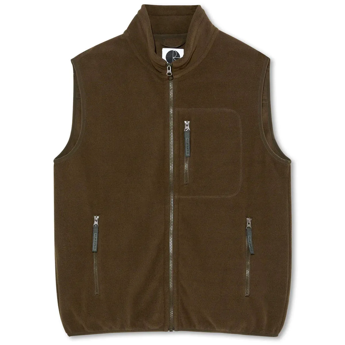 Polar - Basic Fleece Vest Brown
