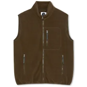 Polar - Basic Fleece Vest Brown