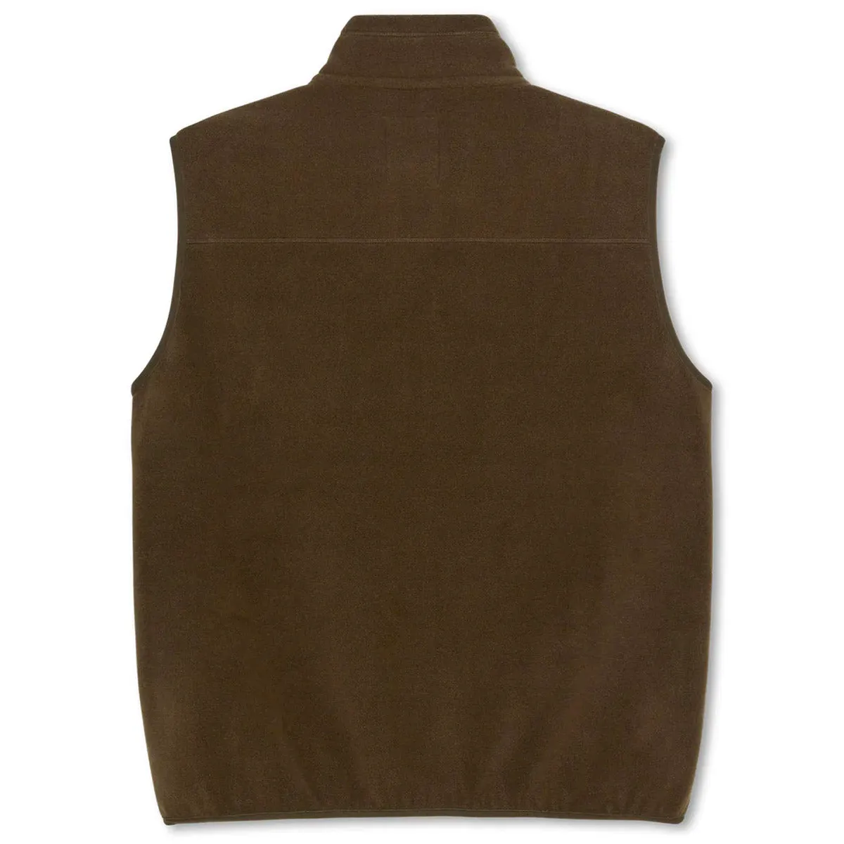 Polar - Basic Fleece Vest Brown